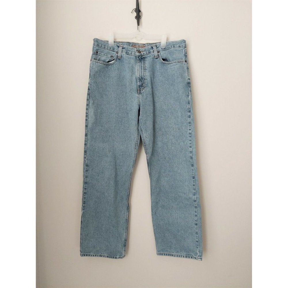 Vintage Eddie Bauer Mens Jeans- Light Wash Loose Fit Denim Pants